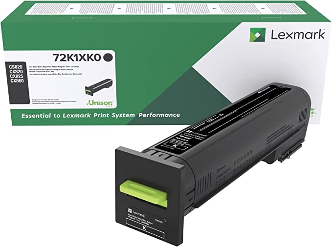Lexmark CS820 Black Toner Cartridge (72K1K0)